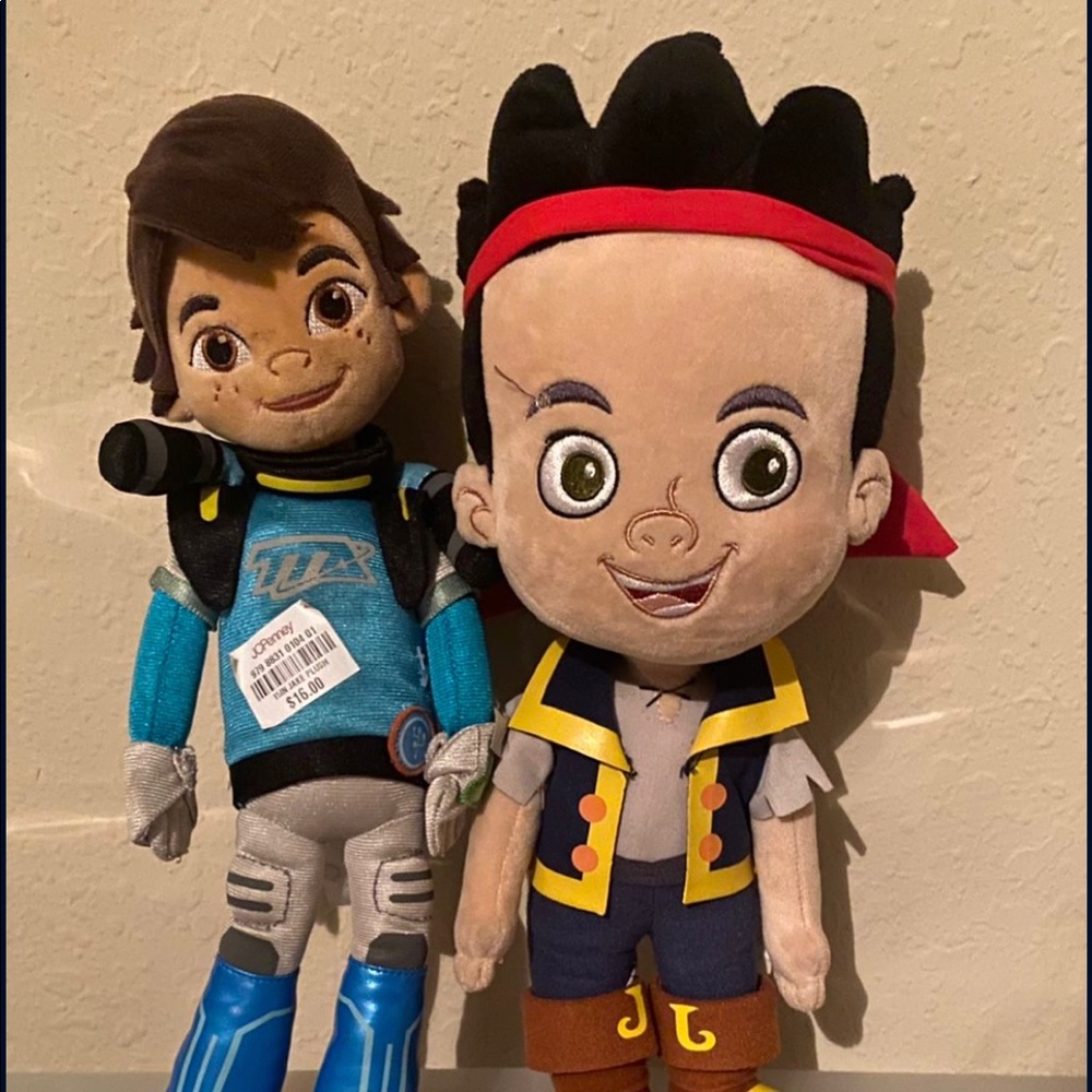 ✨Jake & Neverland Pirates & Miles from Tomorrowland Plush✨